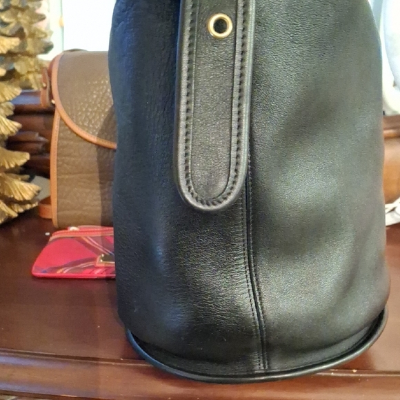 Vintage Coach Black Leather Hobo Bag - Picture 5 of 16